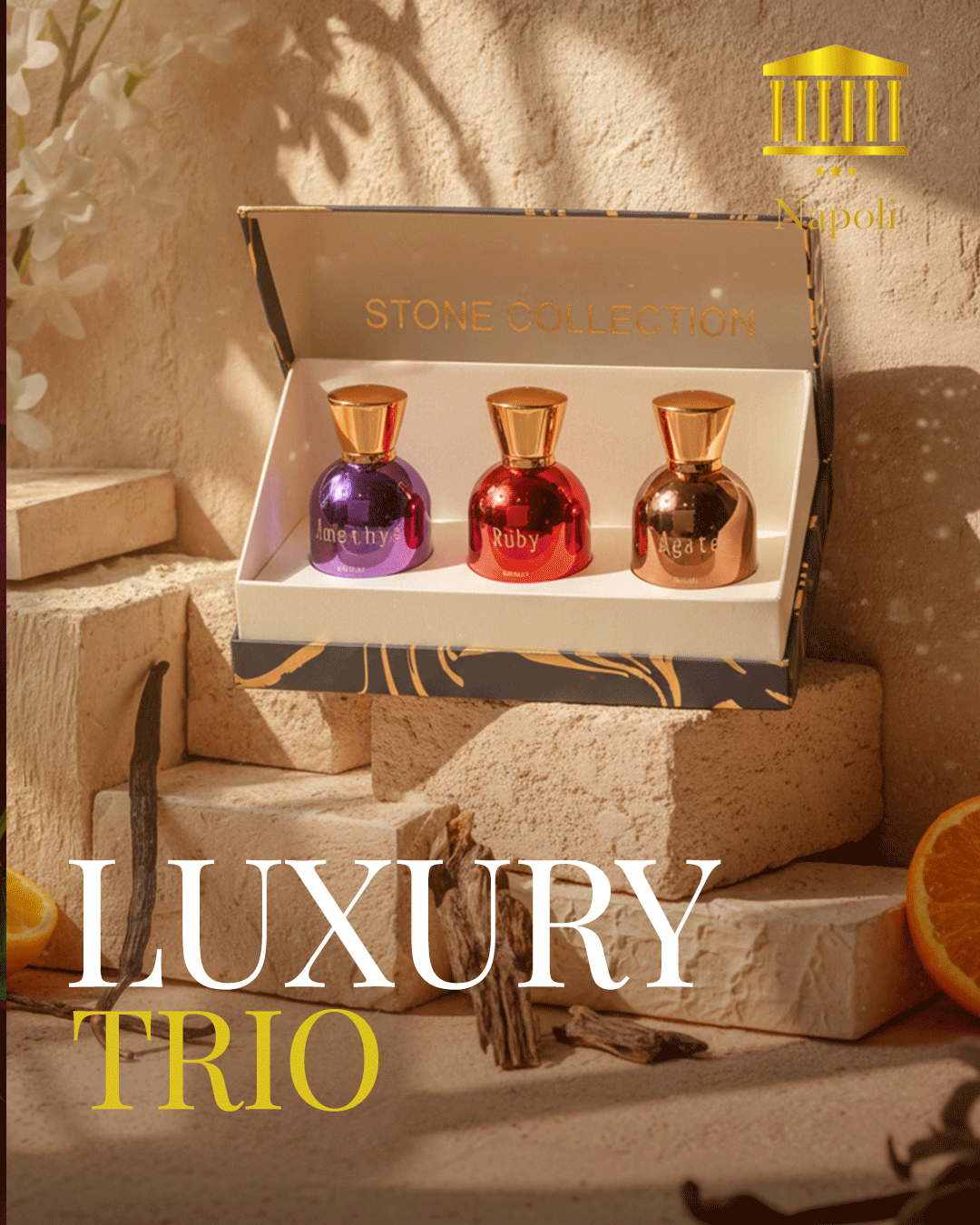 طقم مجموعة الأحجار